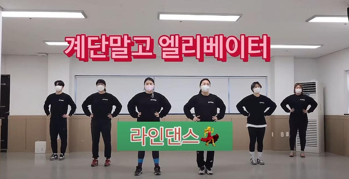 라인댄스(임영웅-계단말고 엘레베이터) 사진